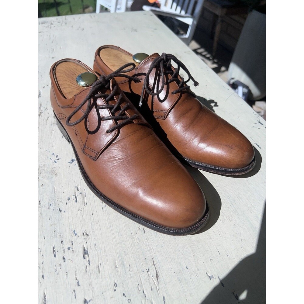 Johnston & Murphy Dress Oxfords Mens 8.5M Brown Casual 59-2016